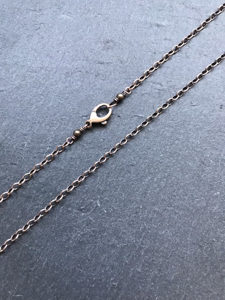 Solid Bronze Necklace Chain