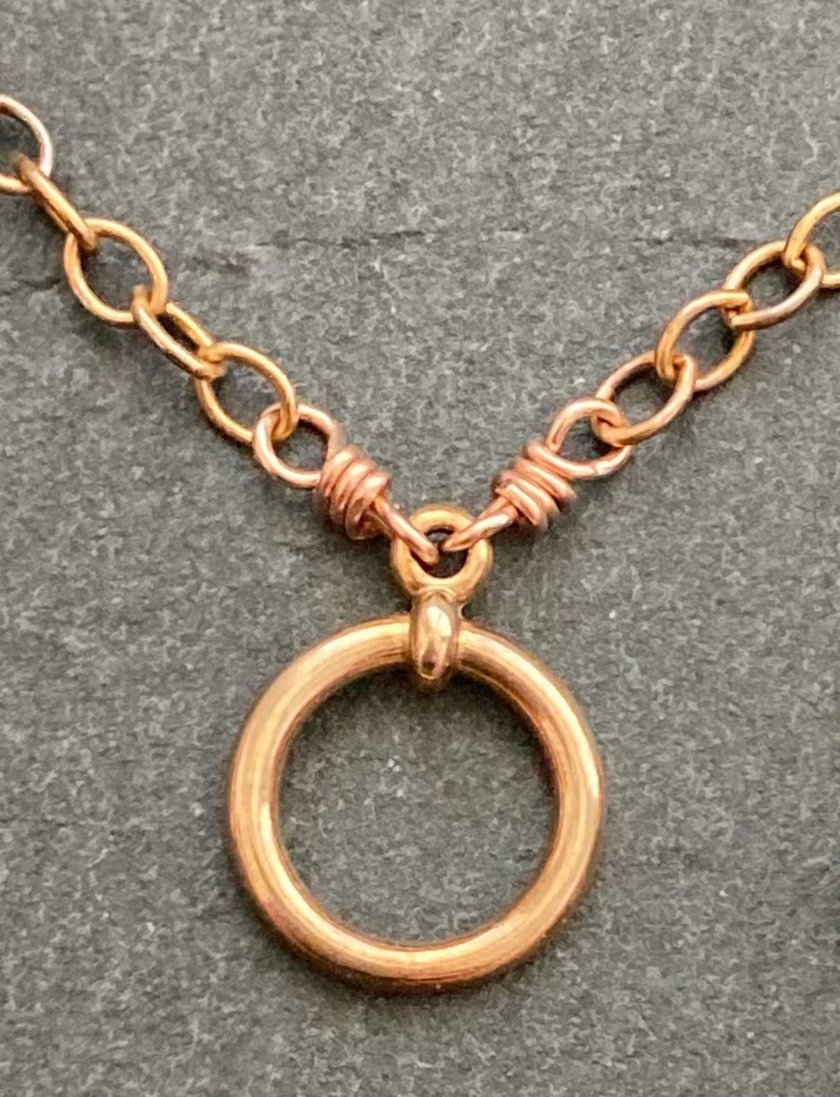 Solid Bronze or Sterling Silver Necklace Chain to go with Bag Charms